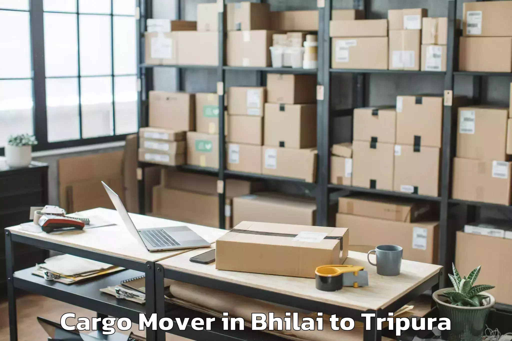 Trusted Bhilai to Kamalpur Airport Ixq Cargo Mover